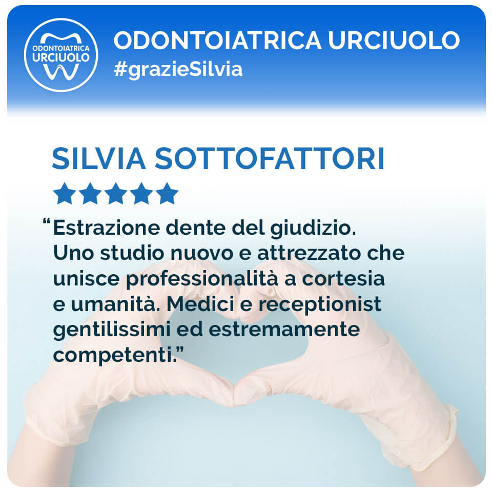 Recensione Silvia Sottofattori – Odontoiatrica Urciuolo